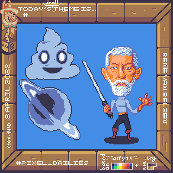 pixel art Obi-Wan 💩🪐