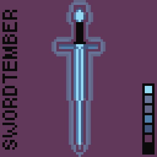 Swordtember number 1, longsword pixel art